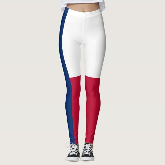 Staatsflagge Texas Leggings (Vorderseite)
