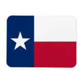 Staatsflagge Texas Magnet (Horizontal)