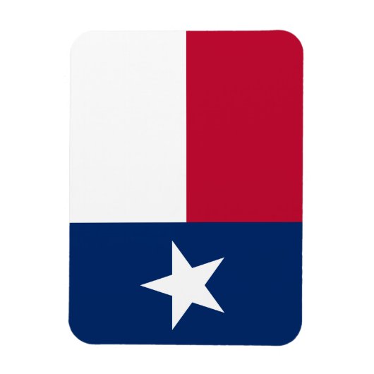 Staatsflagge Texas Magnet (Vertikal)