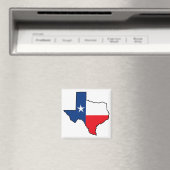 Staatsflagge Texas Magnet (In Situ (Geschirrspüler))