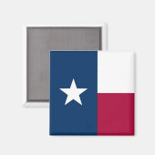 Staatsflagge Texas Magnet (Vorderseite/Rückseite)