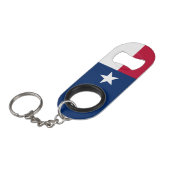 Staatsflagge Texas Mini Flaschenöffner (Vorderseite Schrägansicht)