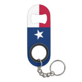 Staatsflagge Texas Mini Flaschenöffner (Rückseite)