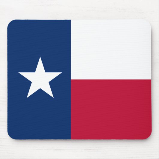 Staatsflagge Texas Mousepad (Vorne)