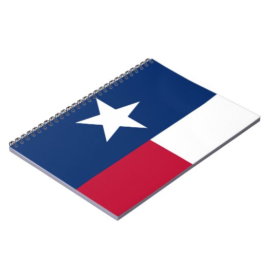 Staatsflagge Texas Notizblock (Linke Seite)