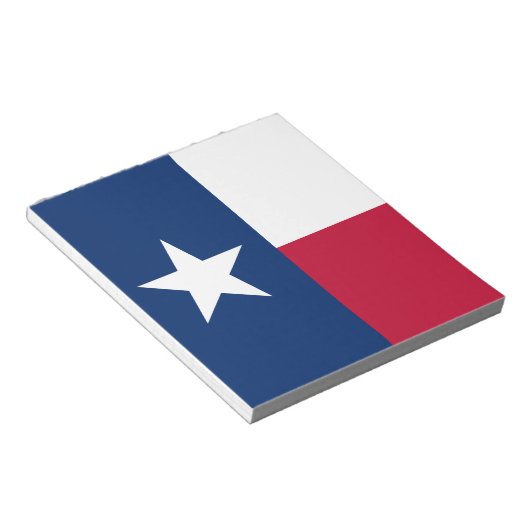 Staatsflagge Texas Notizblock (angewinkelt)