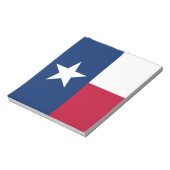 Staatsflagge Texas Notizblock (Rotiert)