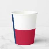 Staatsflagge Texas Pappbecher (Links)
