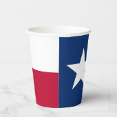 Staatsflagge Texas Pappbecher (Rechts)