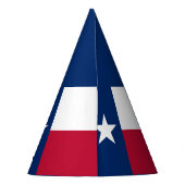 Staatsflagge Texas Partyhütchen (Rückseite)