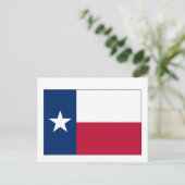 Staatsflagge Texas Postkarte (Stehend Vorderseite)