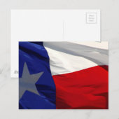 Staatsflagge Texas Postkarte (Vorne/Hinten)