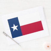 Staatsflagge Texas Rechteckiger Aufkleber (Umschlag)