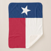 Staatsflagge Texas Sherpadecke (Vorderseite)
