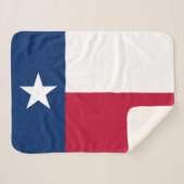Staatsflagge Texas Sherpadecke (Vorderseite (Horizontal))