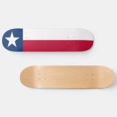 Staatsflagge Texas Skateboard (Horizontal)