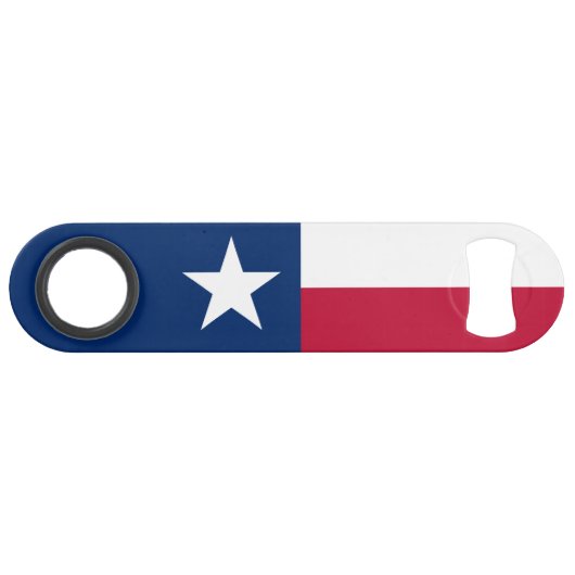Staatsflagge Texas Speed Flaschenöffner (Vorderseite (Horizontal))
