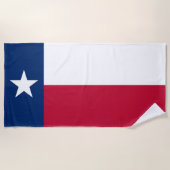 Staatsflagge Texas Strandtuch (Vorderseite)