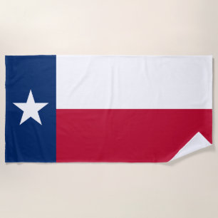 Staatsflagge Texas Strandtuch