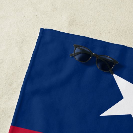 Staatsflagge Texas Strandtuch (Beispiel)