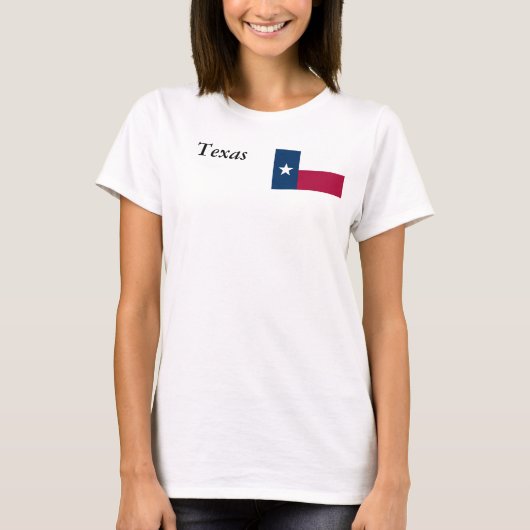 Staatsflagge Texas T-Shirt (Vorderseite)