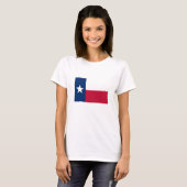 Staatsflagge Texas T-Shirt (Vorne ganz)