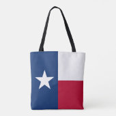 Staatsflagge Texas Tasche (Rückseite)