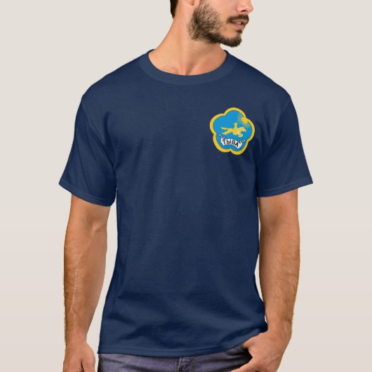 Staatsflagge Tuva (Tyva) T-Shirt (Vorderseite)