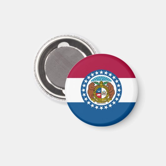 Staatsflagge USA Magnet (Vorderseite/Rückseite)