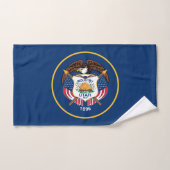 Staatsflagge Utah Badhandtuch Set (Handtuch)