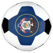 Staatsflagge Utah Fußball (Gedreht)