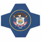 Staatsflagge Utah Fußball (Flach)