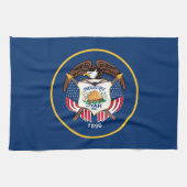 Staatsflagge Utah Geschirrtuch (Horizontal)