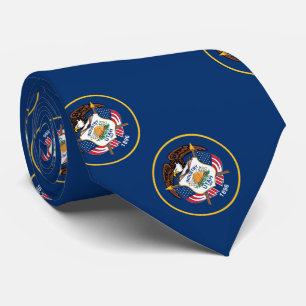 Staatsflagge Utah Krawatte
