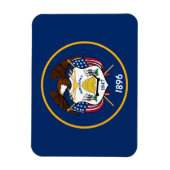 Staatsflagge Utah Magnet (Vertikal)