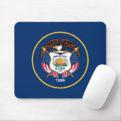 Staatsflagge Utah Mousepad (Mit Mouse)