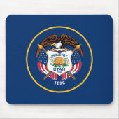 Staatsflagge Utah Mousepad (Vorne)