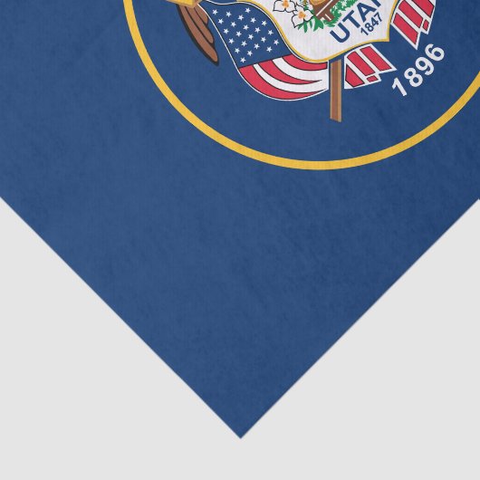 Staatsflagge Utah Seidenpapier (Ausschnitt)