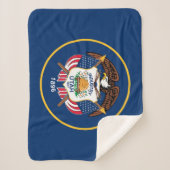 Staatsflagge Utah Sherpadecke (Vorderseite)