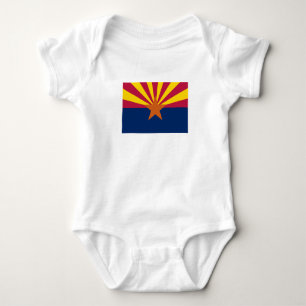Staatsflagge von Arizona Baby Strampler