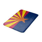Staatsflagge von Arizona Badematte (Schrägansicht)