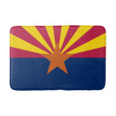 Staatsflagge von Arizona Badematte (Vorderseite)