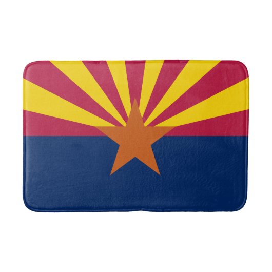 Staatsflagge von Arizona Badematte (Vorderseite)