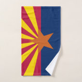 Staatsflagge von Arizona Badhandtuch Set (Handtuch)