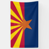 Staatsflagge von Arizona Banner (Vertikal)