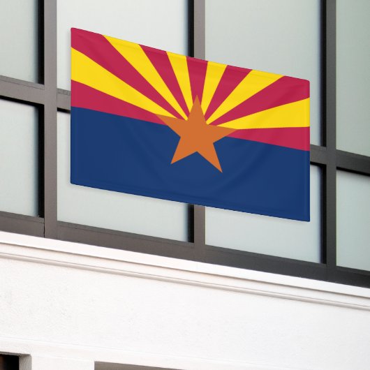 Staatsflagge von Arizona Banner (Äußeres Gebäude)