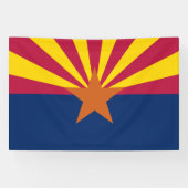 Staatsflagge von Arizona Banner (Horizontal)