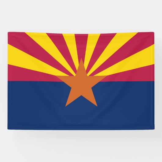 Staatsflagge von Arizona Banner (Horizontal)