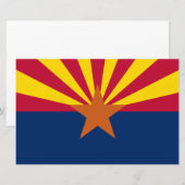 Staatsflagge von Arizona Briefpapier (Vorne/Hinten)