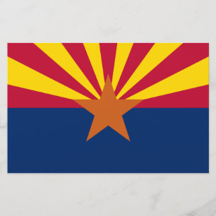 Staatsflagge von Arizona Briefpapier